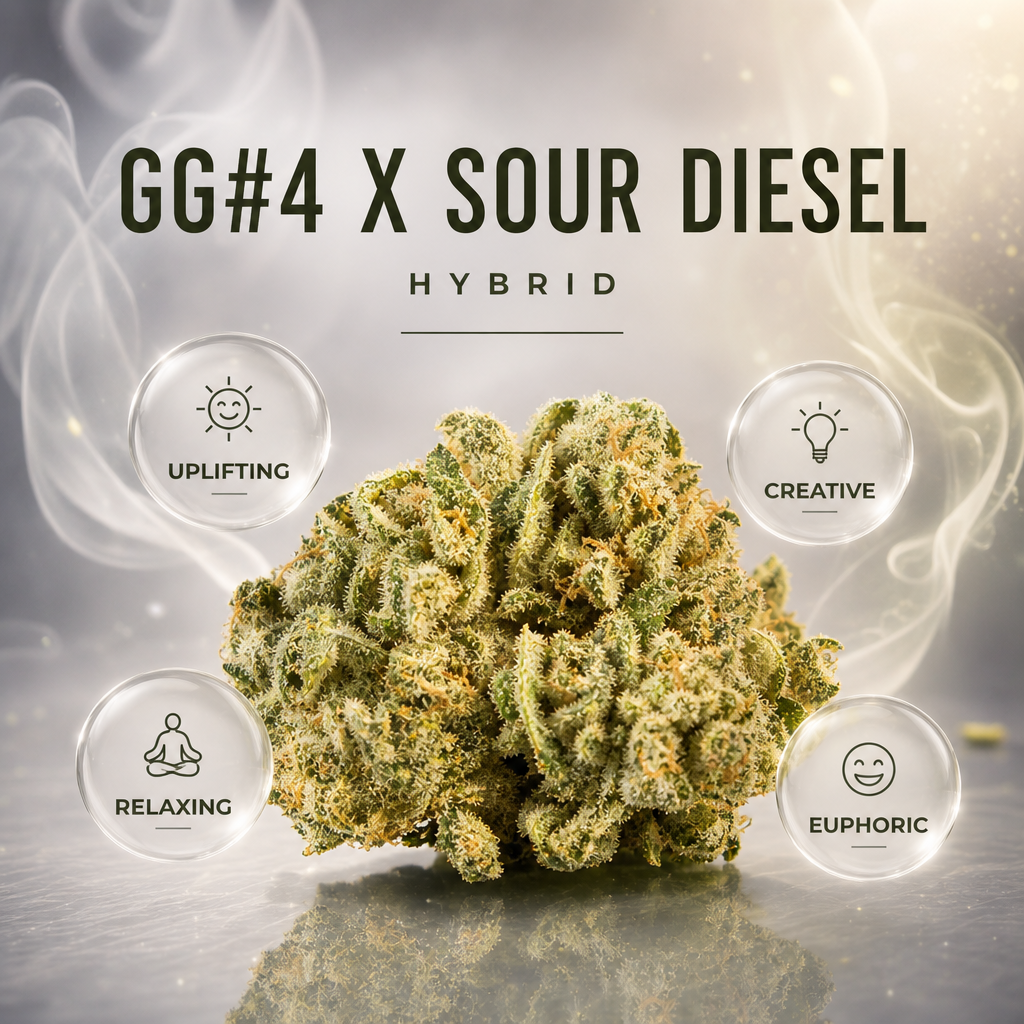 GG#4 x Sour Diesel — Effects