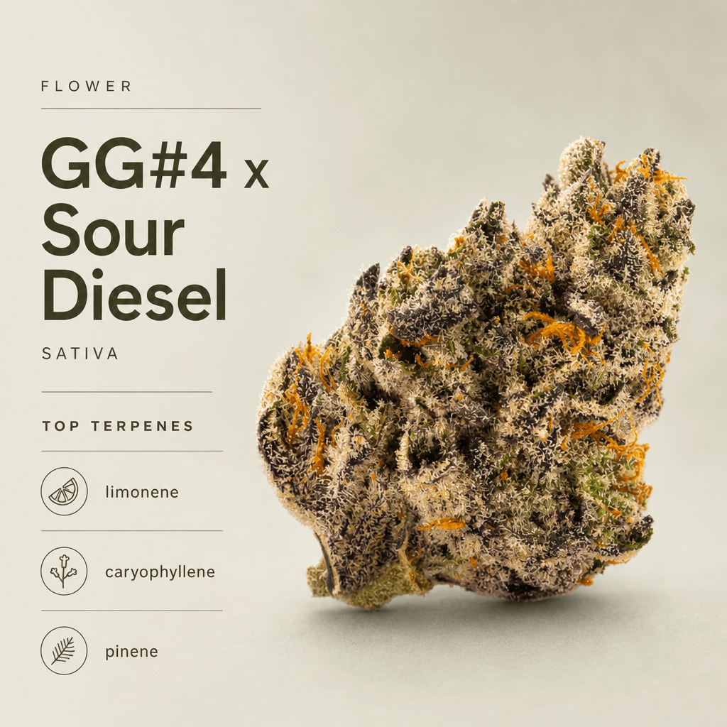 GG#4 x Sour Diesel — Macro