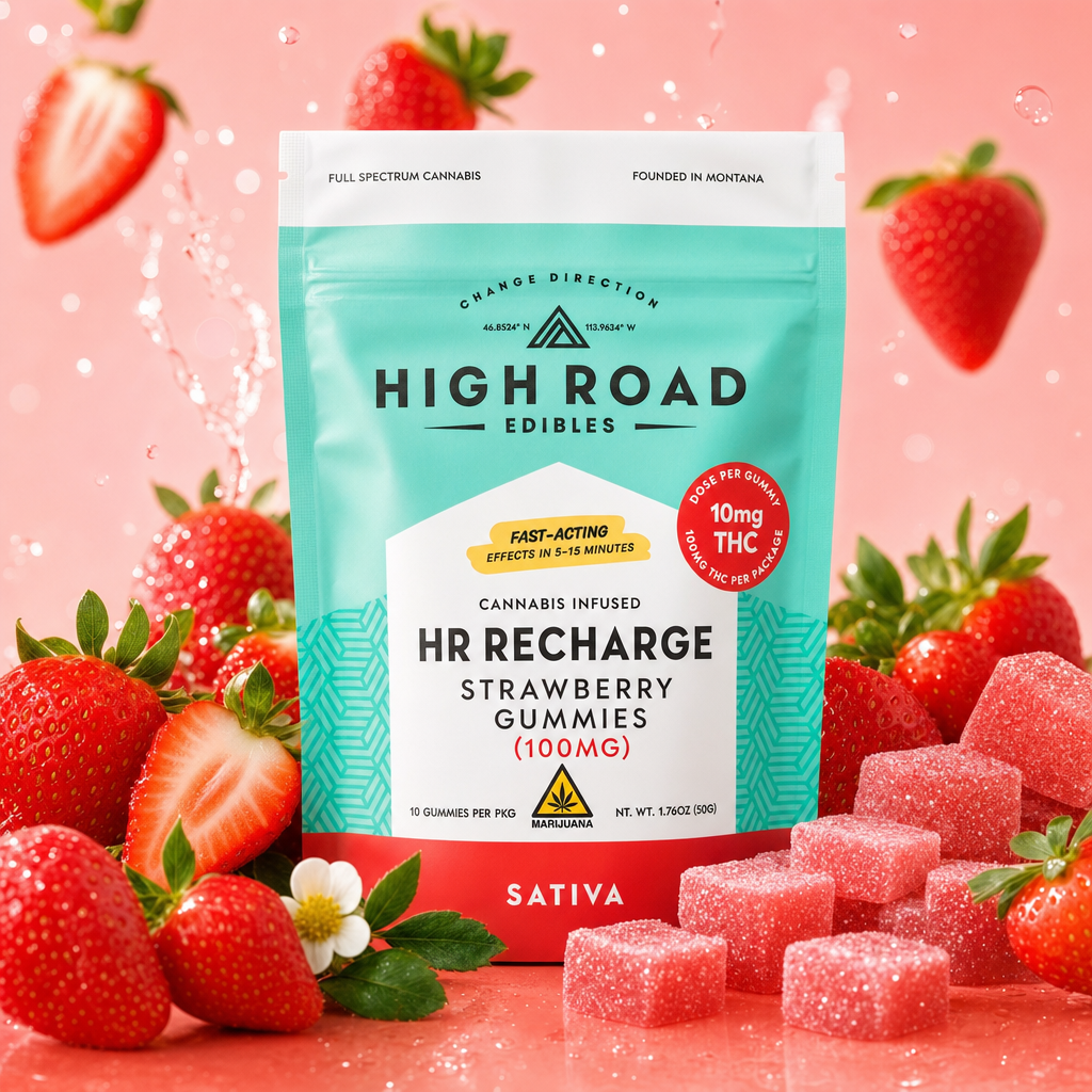 HR Recharge Strawberry Gummies (100mg)