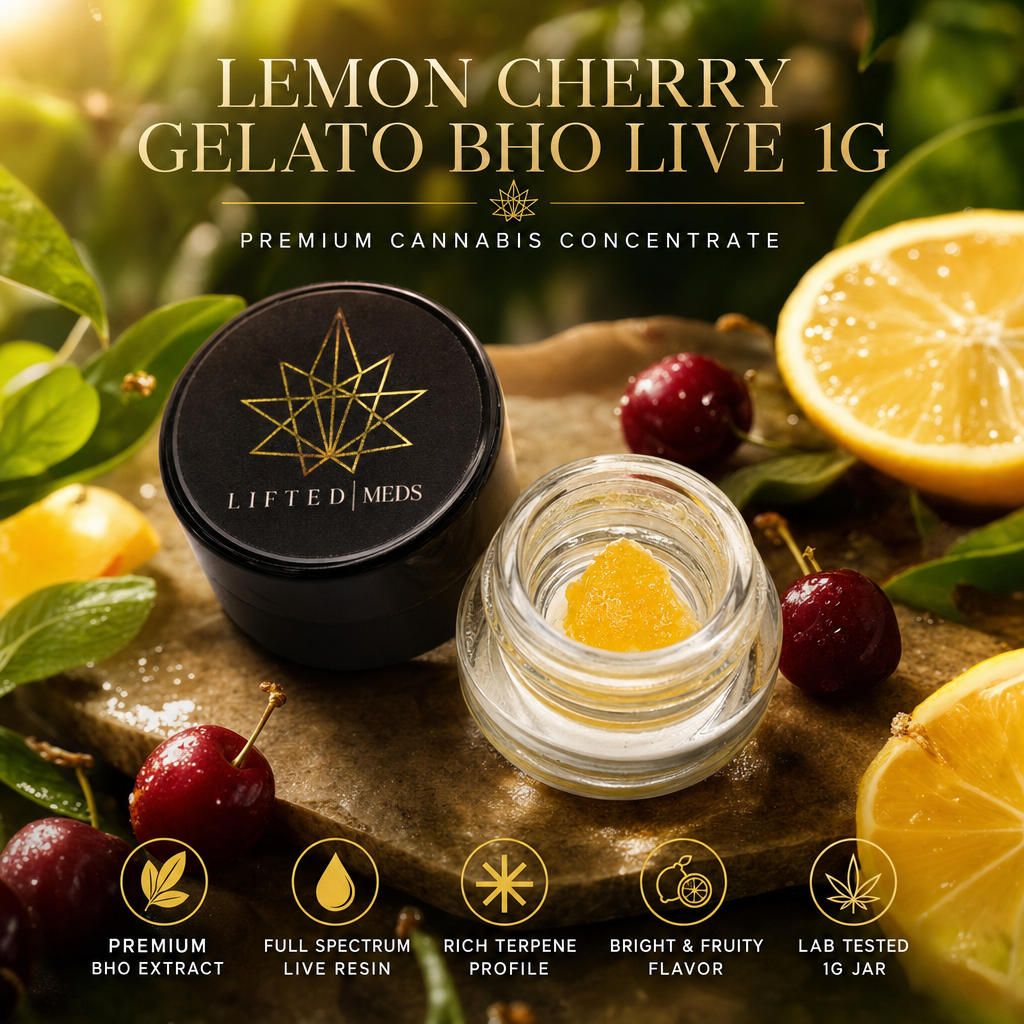 Lemon Cherry Gelato BHO Live 1g