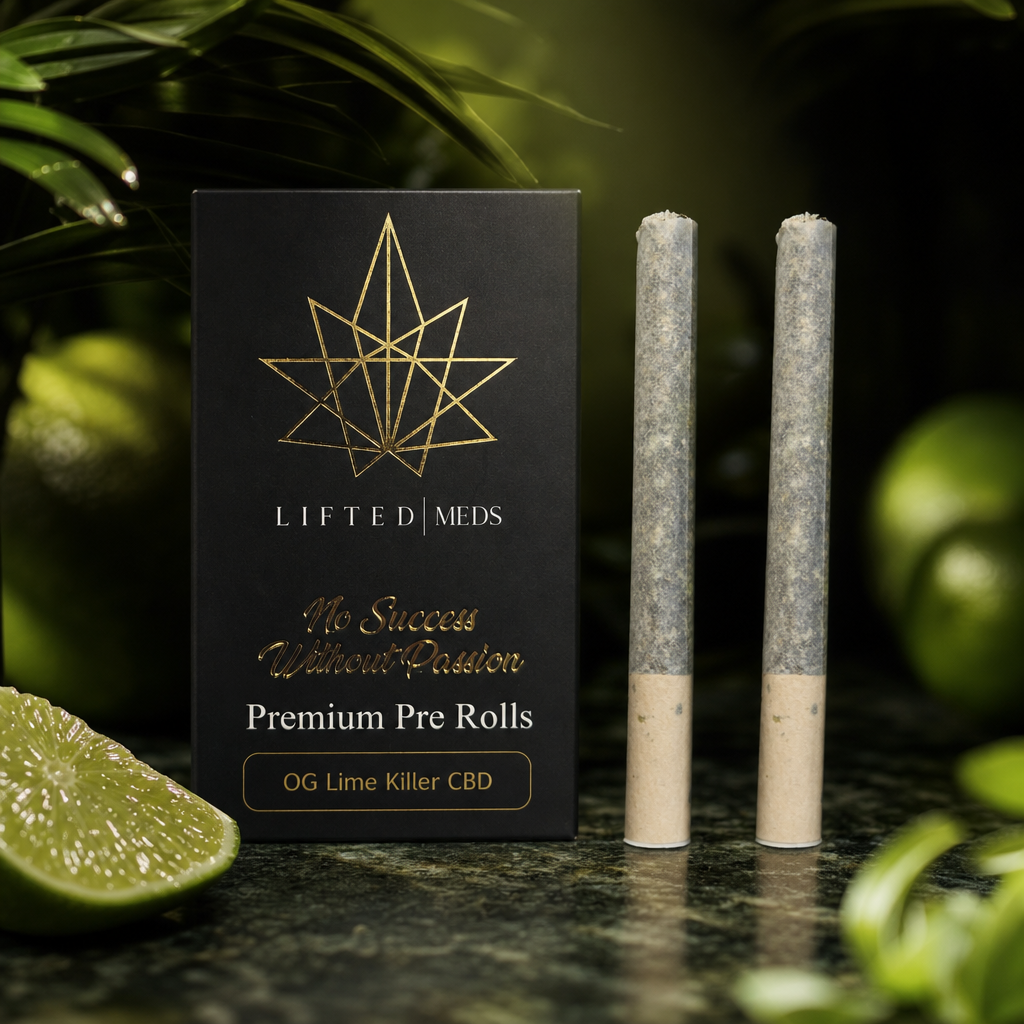 OG Lime Killer CBD Pre-roll 2pk 0.5g