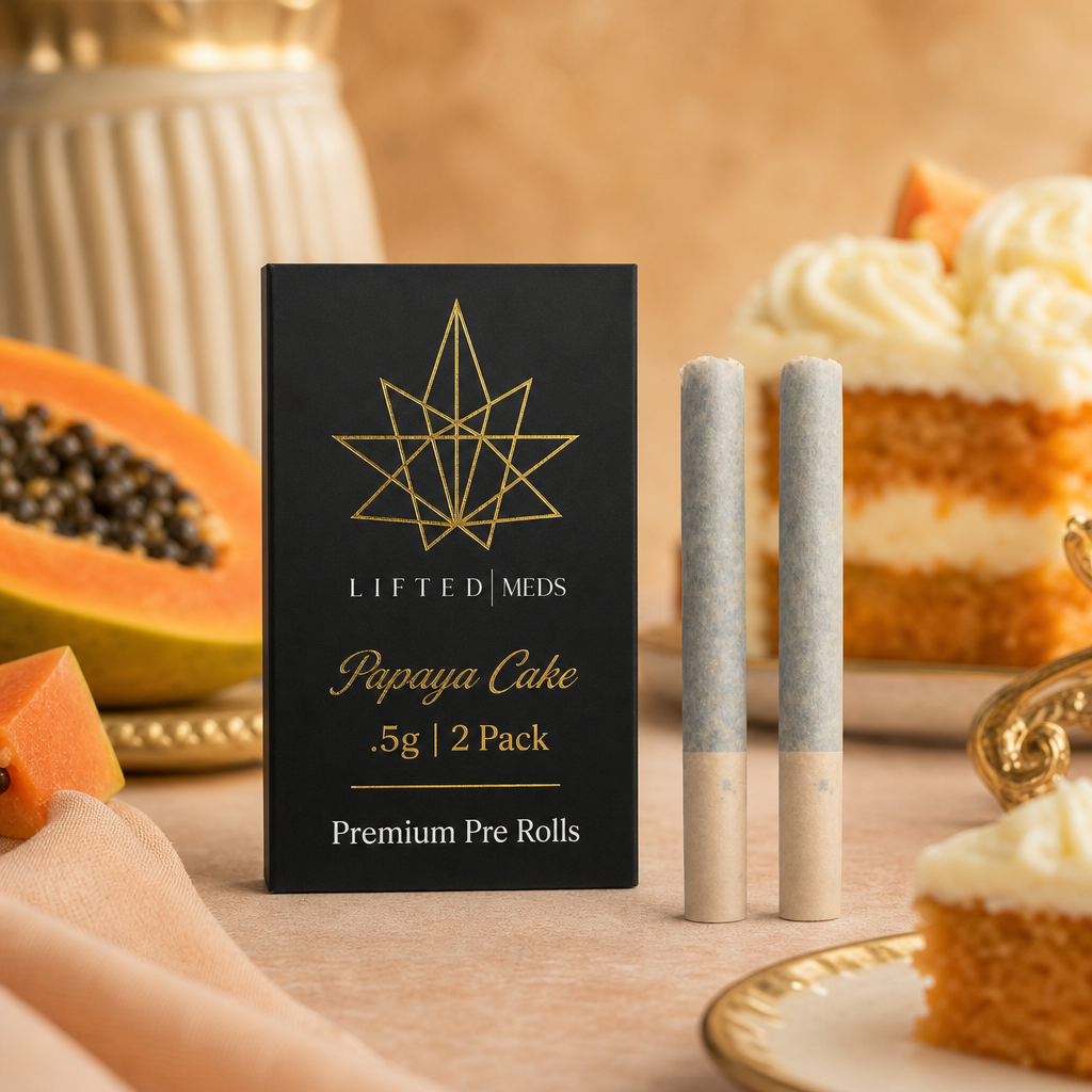 Papaya Cake Pre-roll 2pk 0.5g