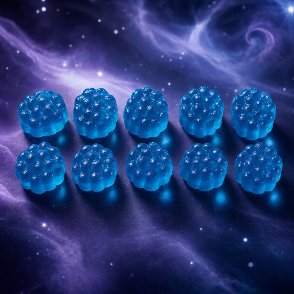 REAL Gummies Nighttime Blue Razz Calm 10ct.