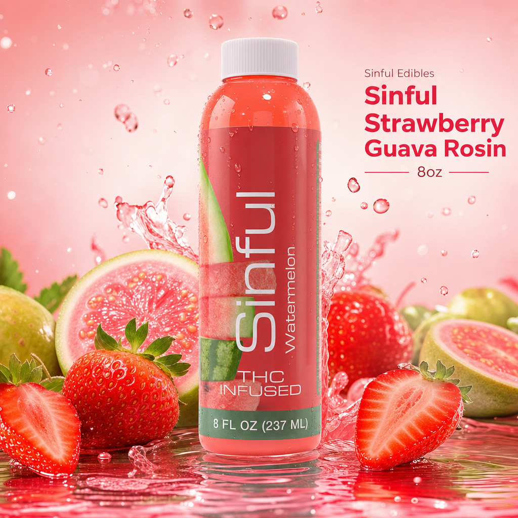 Sinful Strawberry Guava rosin - 8oz