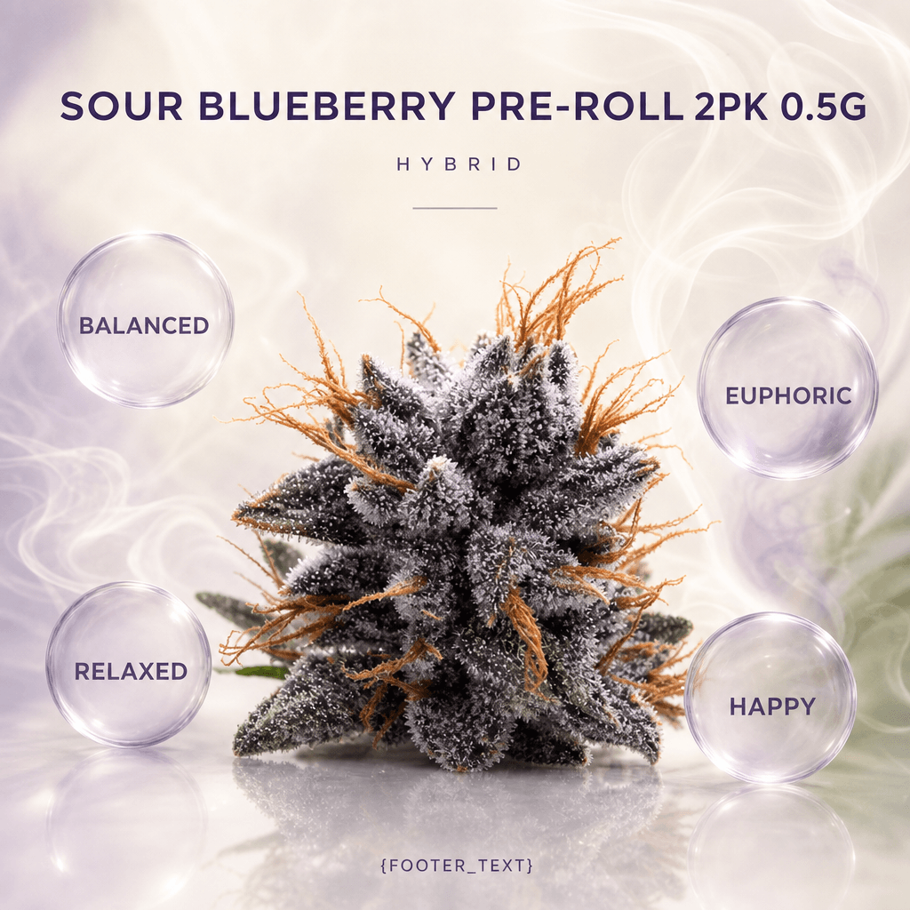 Sour Blueberry Pre-roll 2pk 0.5g